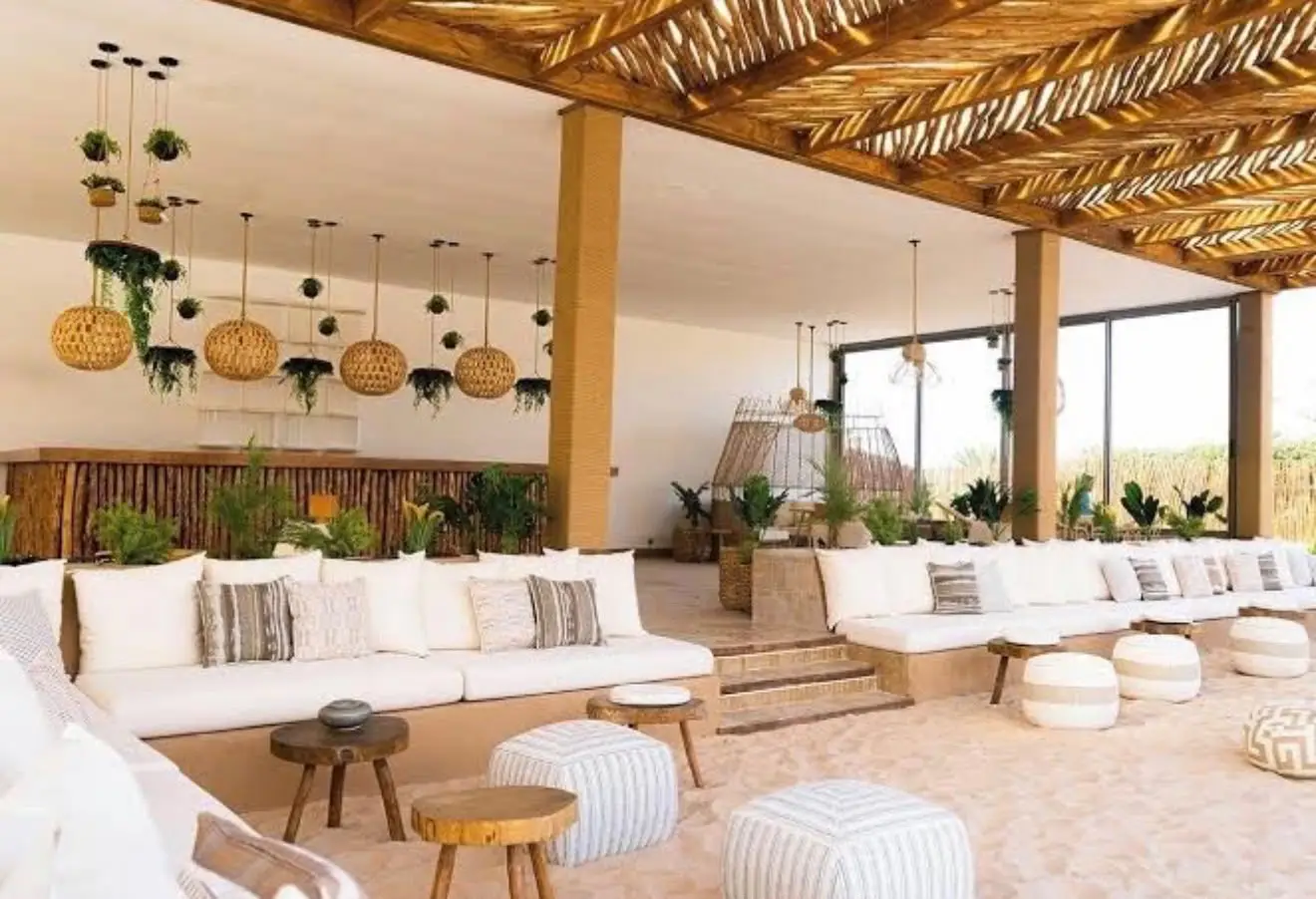 Salon commun du Tulum Beach Resort